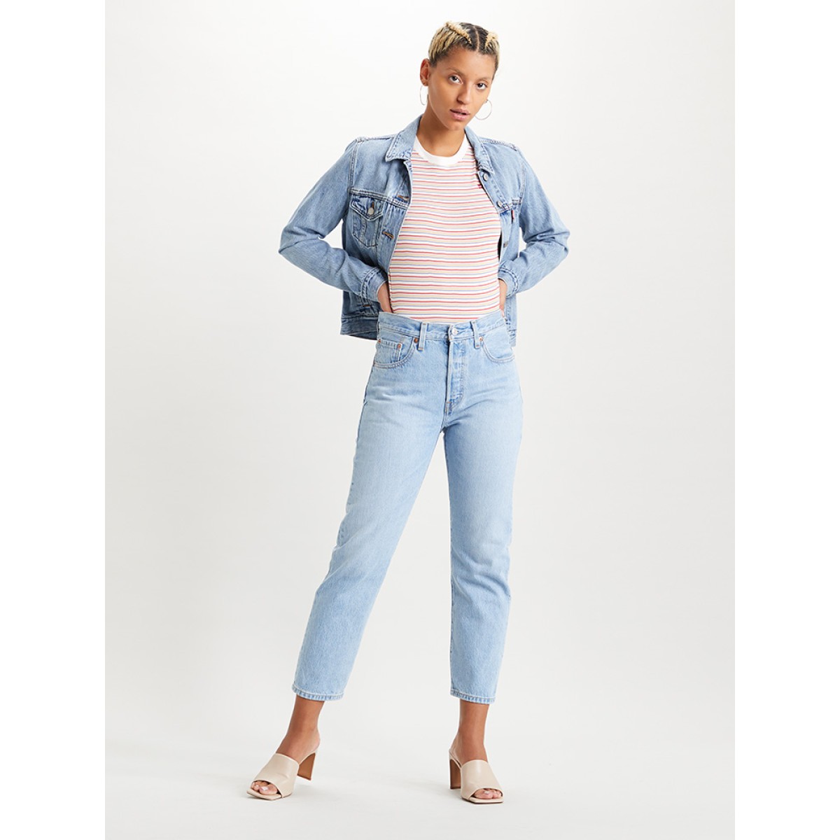 501 original cheap cropped jeans